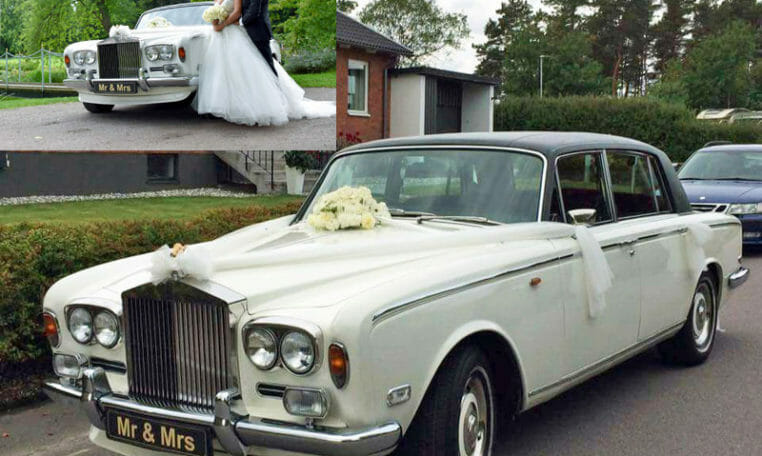 Hyra Rolls Royce till bröllop i Linköping