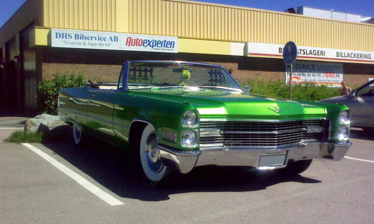 Bröllopsbil cabriolet i Enköping